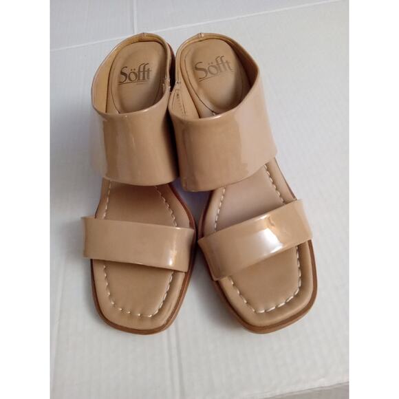NWOT Sofft Women's Size 8.5 Sheila Leather Dress Slide in Caramel. Dressy - Picture 11 of 11